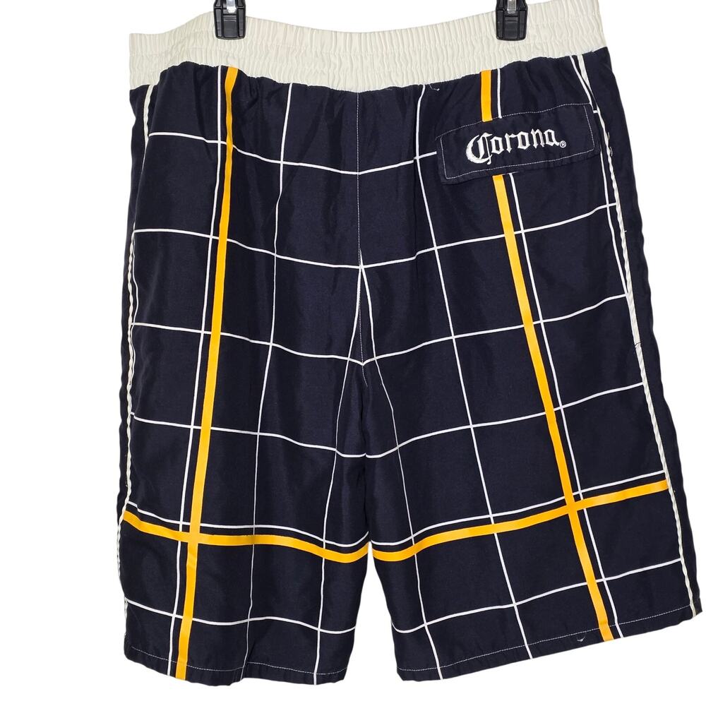 Men's Corona Swim Trunks 36" Waist, Drawstring and Hook & Loop Closure Pocket - Picture 2 of 7